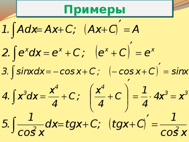 Примеры 