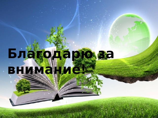 Благодарю за внимание! 