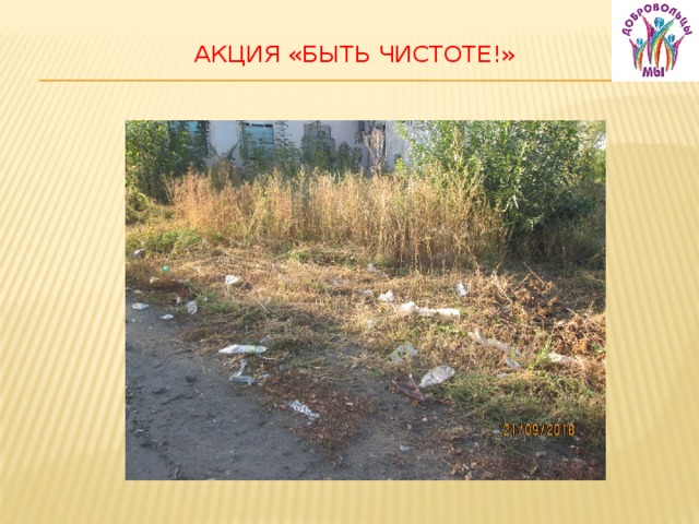 Акция «Быть чистоте!»   