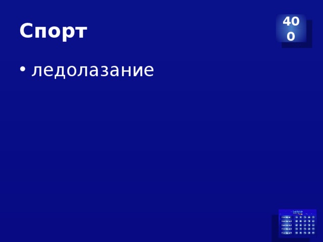 Спорт 400 ледолазание 