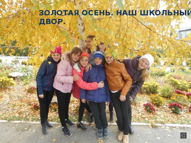 ЗОЛОТАЯ ОСЕНЬ. НАШ ШКОЛЬНЫЙ ДВОР. 