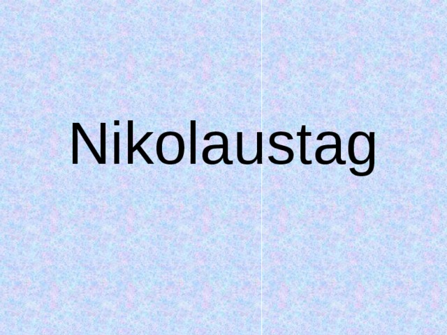 Nikolaustag 