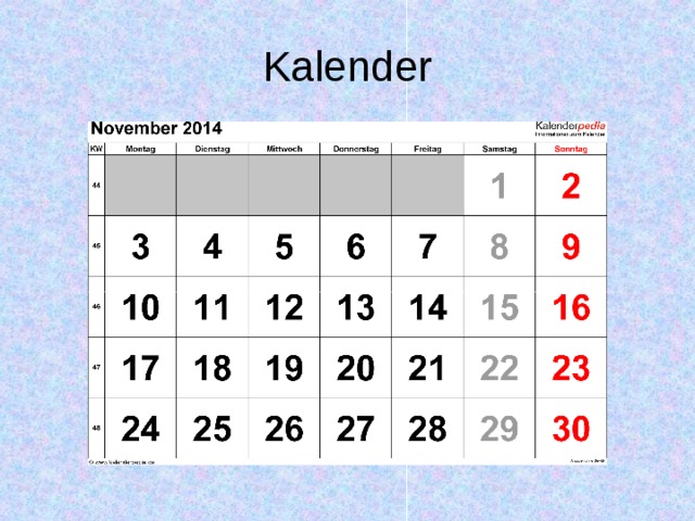 Kalender 