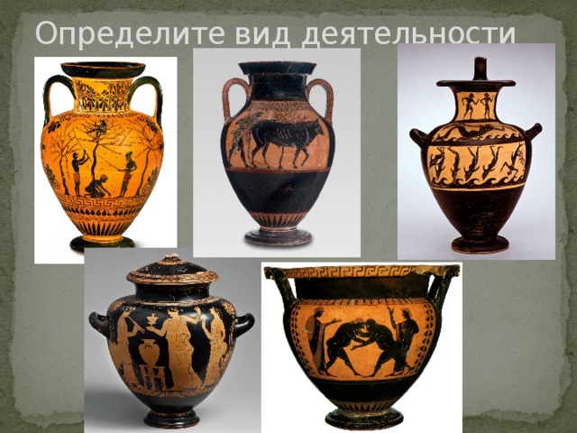 Определите вид деятельности 