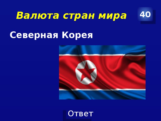 Валюта стран мира 40 Северная Корея 