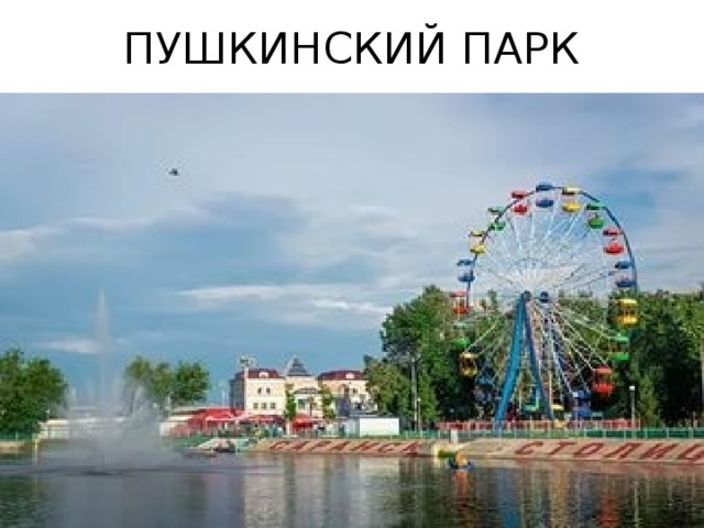 ПУШКИНСКИЙ ПАРК 