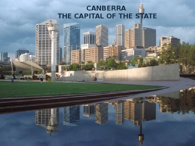 CANBERRA THE CAPITAL OF THE STATE 