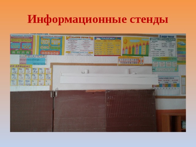Информационные стенды 