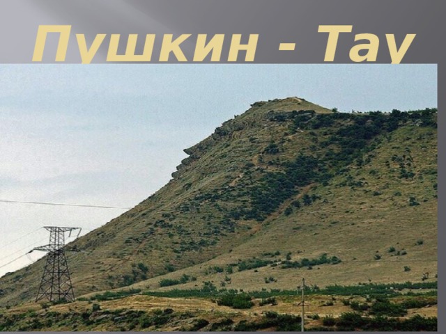 Пушкин - Тау 