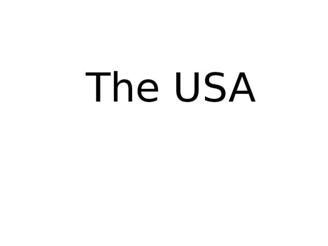 The USA 