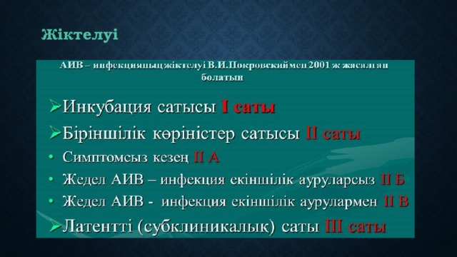 Жіктелуі 