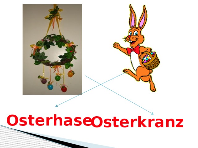 Osterhase Osterkranz 