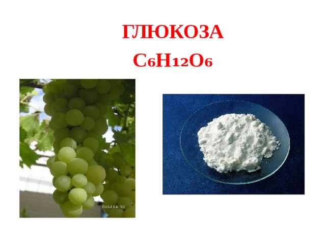  ГЛЮКОЗА C₆H₁₂O₆ 