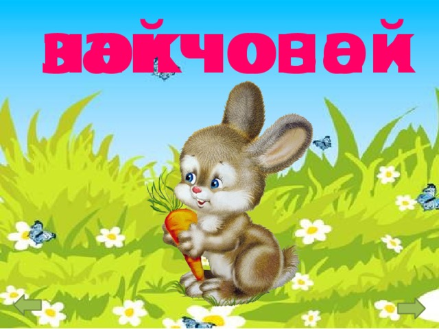 нокчозай зайчонок 