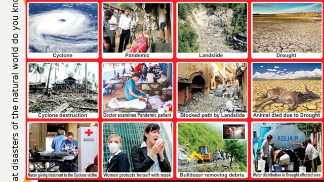 What disasters of the natural world do you know ? 