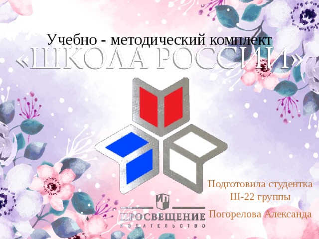 Учебно - методический комплект Подготовила студентка Ш-22 группы Погорелова Александа 