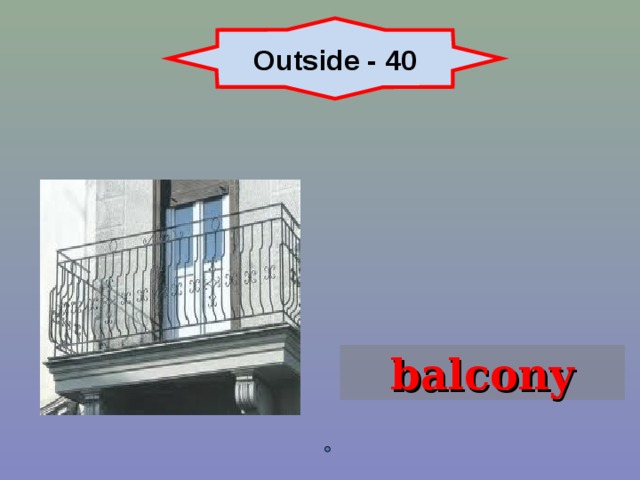 Outside - 40 balcony 