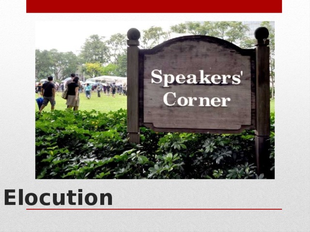 Elocution   