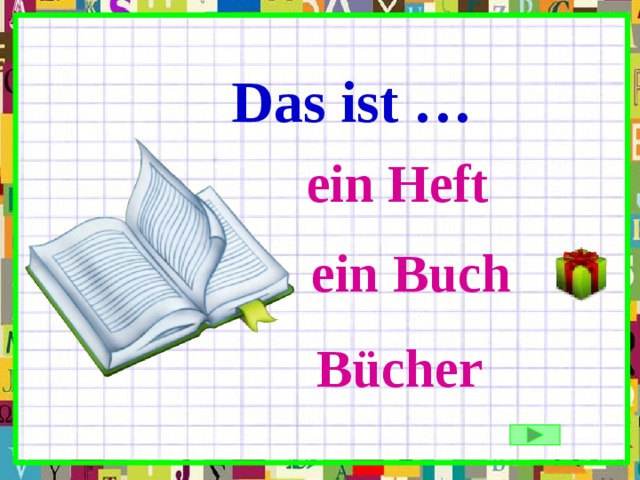 Das ist … ein Heft ein Buch Bücher 
