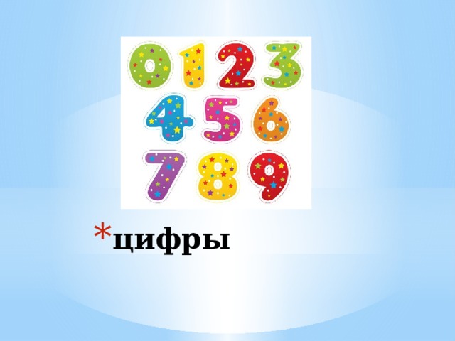 цифры 