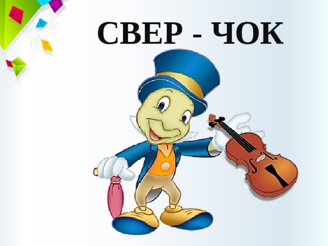 СВЕР - ЧОК 120 70 50 30 2008 2009 2010 2011 Название графика 