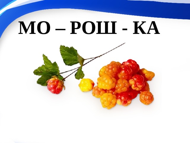 МО – РОШ - КА 