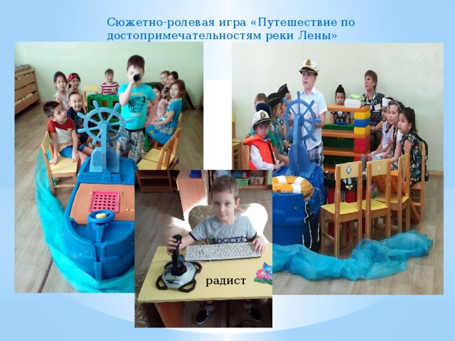 Сюжетно-ролевая игра «Путешествие по достопримечательностям реки Лены» радист 