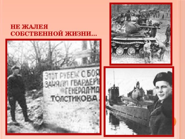 Не жалея собственной жизни…   