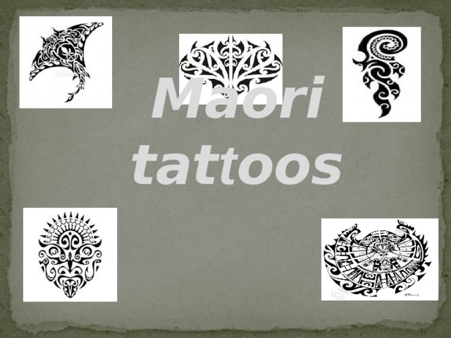 Maori tat t oos 