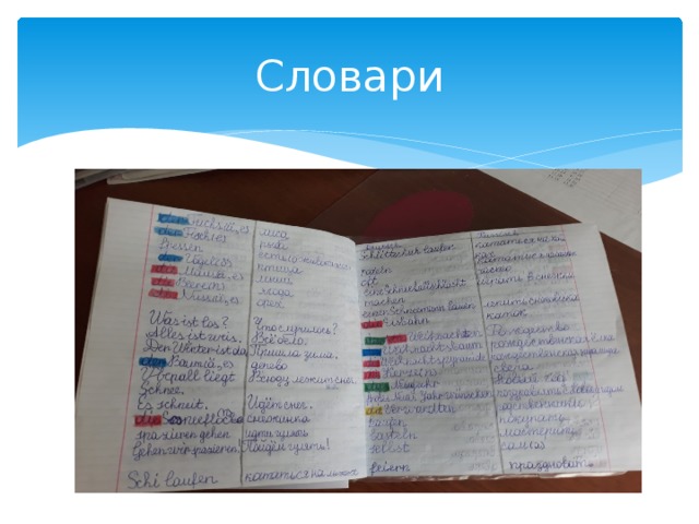 Словари 