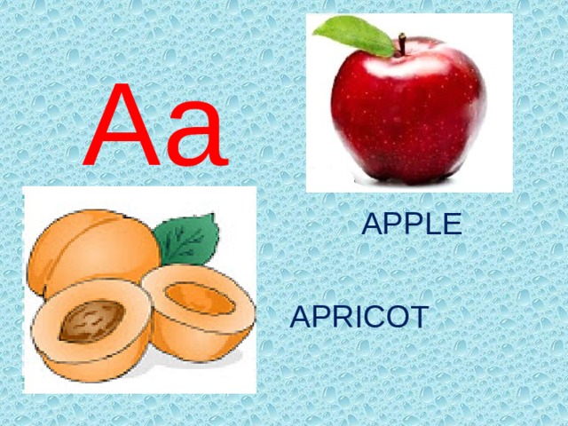 Аа APPLE APRICOT 