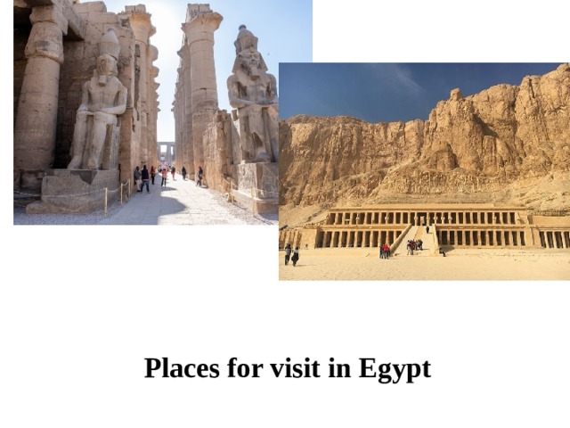 Places for visit in Egypt 