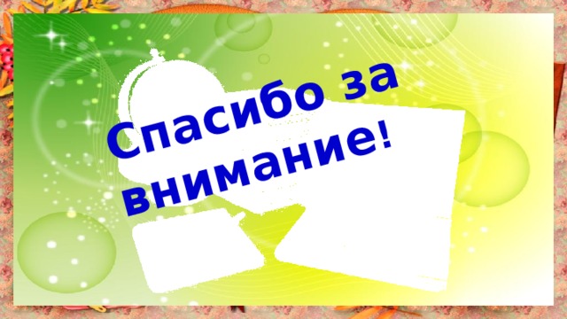 Спасибо за внимание ! 