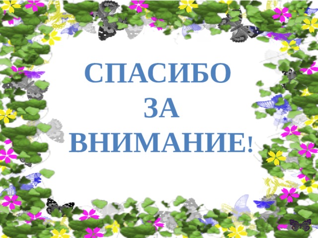 Спасибо За Внимание ! 