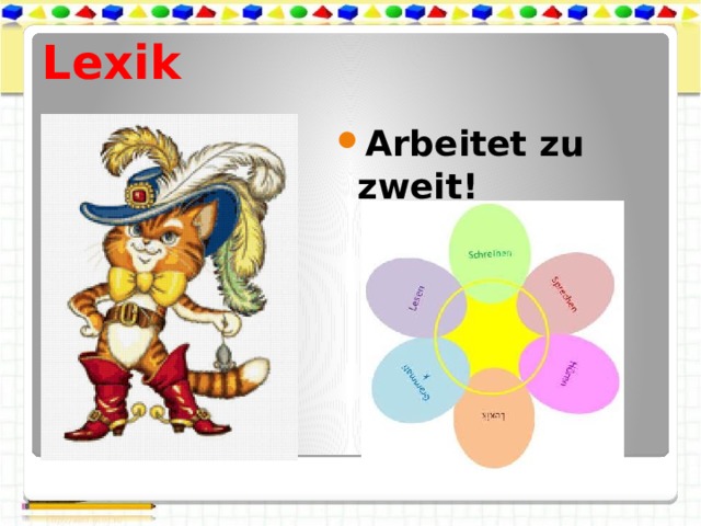 Lexik Arbeitet zu zweit! 