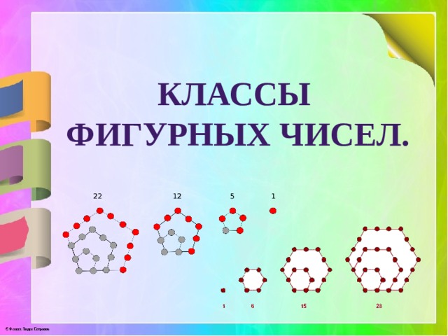 Классы фигурных чисел. 