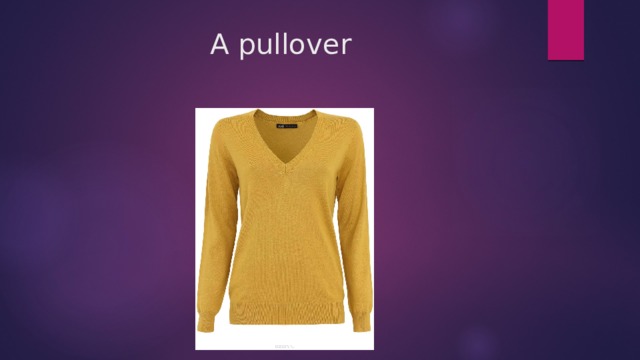 A pullover 