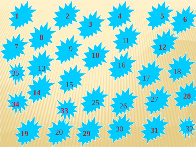 2 1 5 4 6 3 8 11 7 12 9 10 16 13 18 35 17 15 14 28 27 25 34 26 33 30 20 31 32 31 19 29 