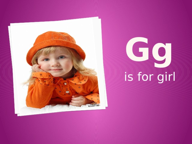G g is for girl 