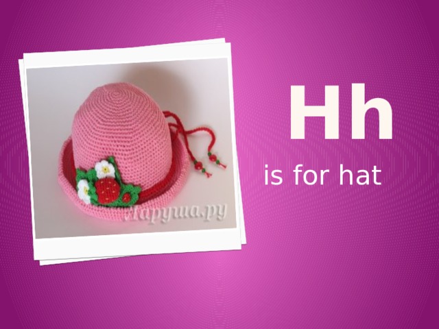 H h is for hat 