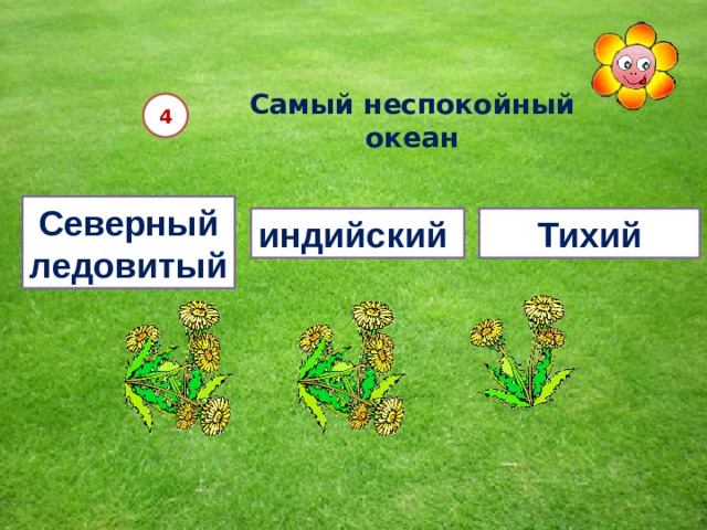 Самый неспокойный океан 4 Северный ледовитый индийский Тихий  
