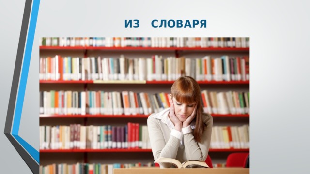 ИЗ СЛОВАРЯ 