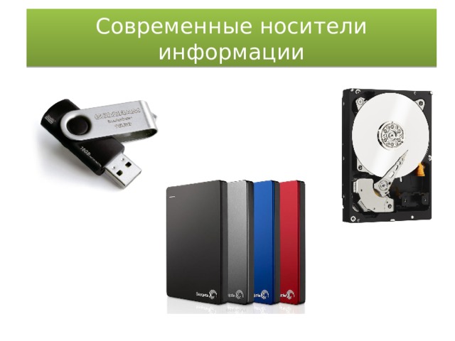 Современные носители информации 
