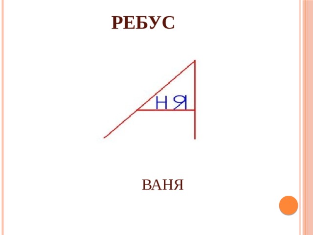 РЕБУС ВАНЯ 