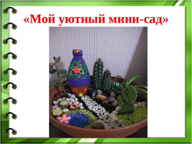 «Мой уютный мини-сад» 