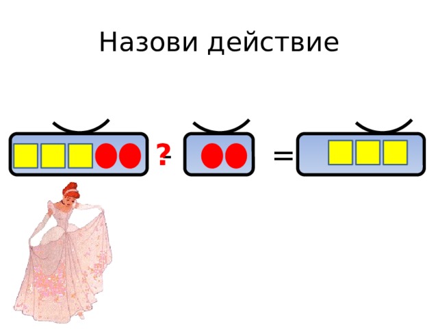 Назови действие - = ? 