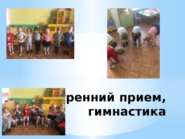Утренний прием, гимнастика 