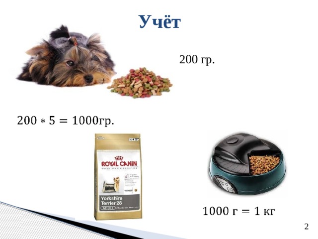 Учёт 200 гр.      