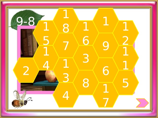 18 1 9-8 12 16 15 7 9 3 14 11 2 13 6 5 8 4 17 