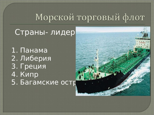 Страны- лидеры 
